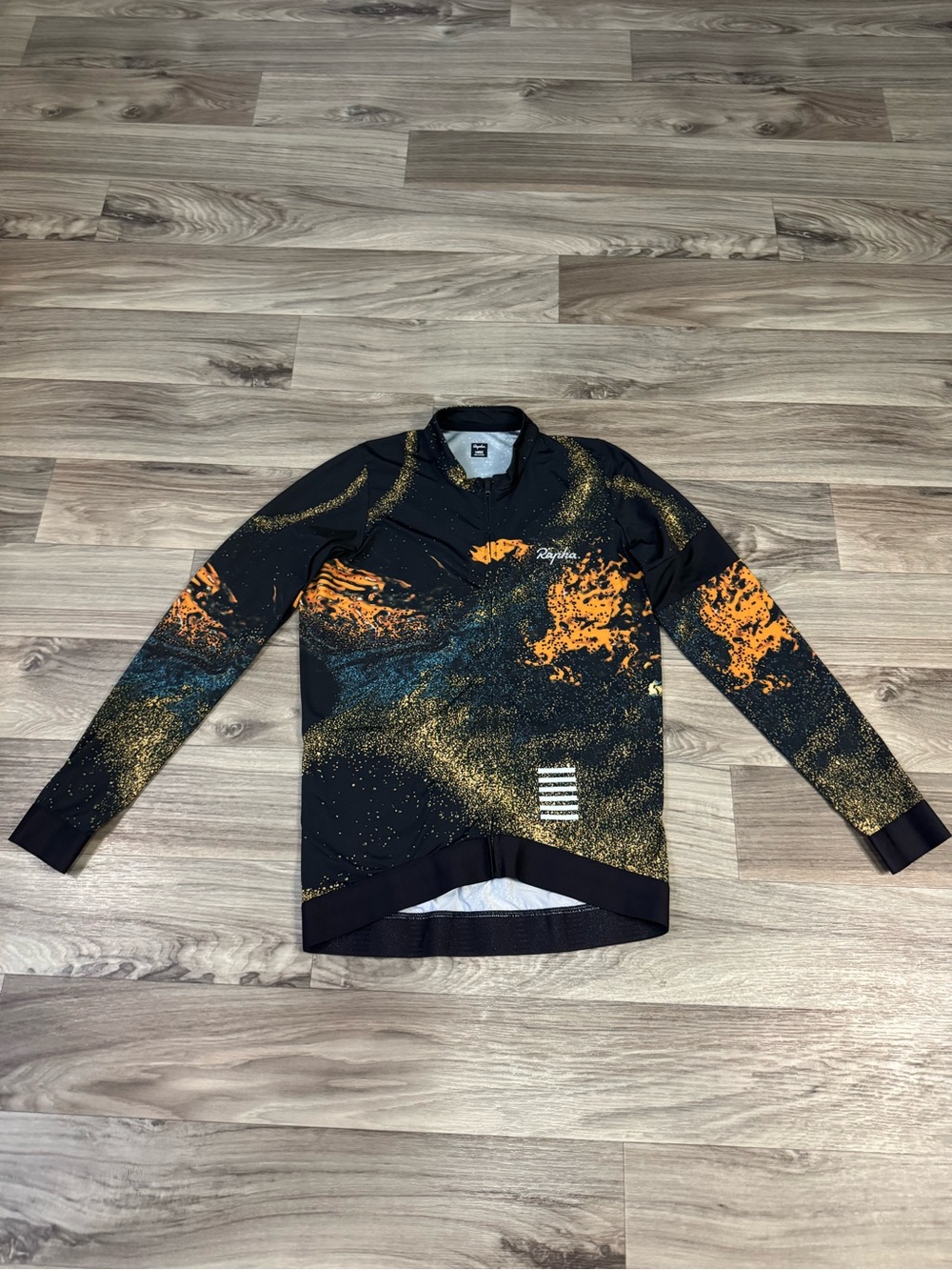 Rapha Men's Lachlan Pro Team Long Sleeve Training Jersey Seeing Sound Large